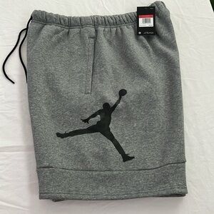 Men’s Jordan Fleece Shorts Size Large Tall (Gray) - New & Unworn
